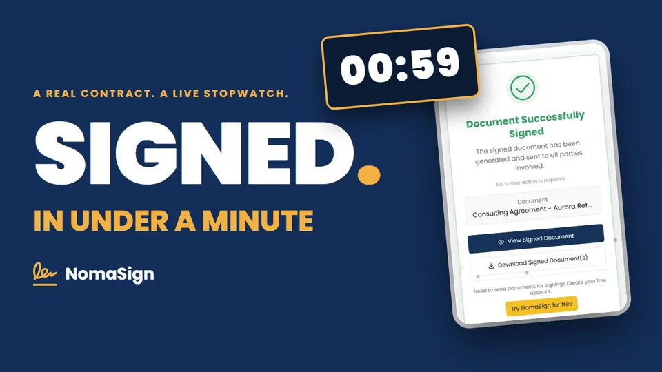 NomaSign product demo